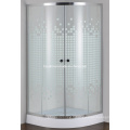 Salle de douche simple en verre peint (E-01P)